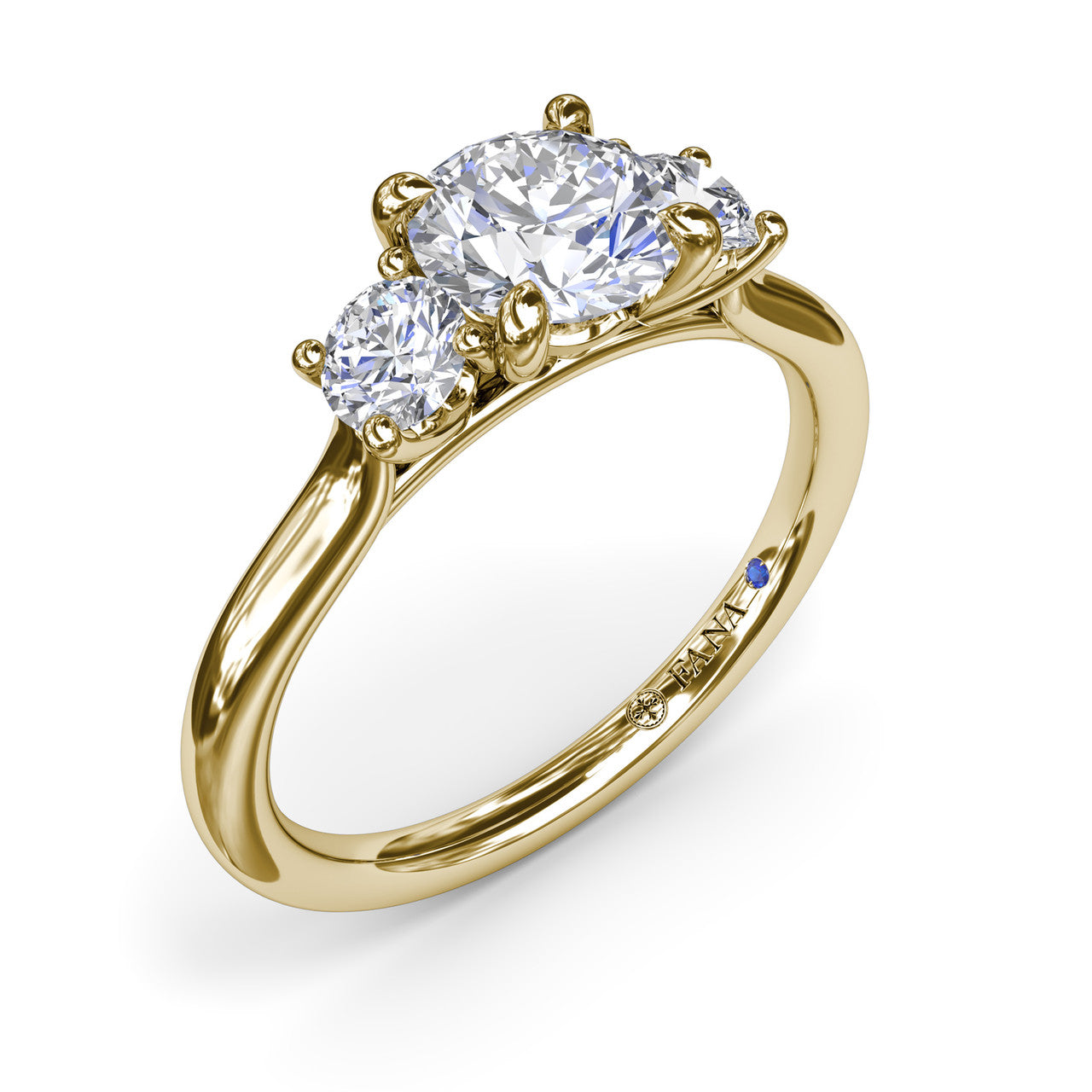 Three-Stone Diamond Engagement Ring – Concierge Diamonds