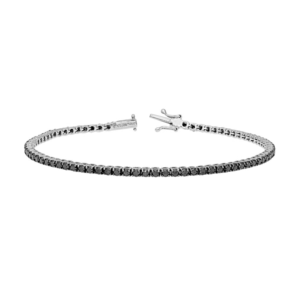 Black stone shop tennis bracelet