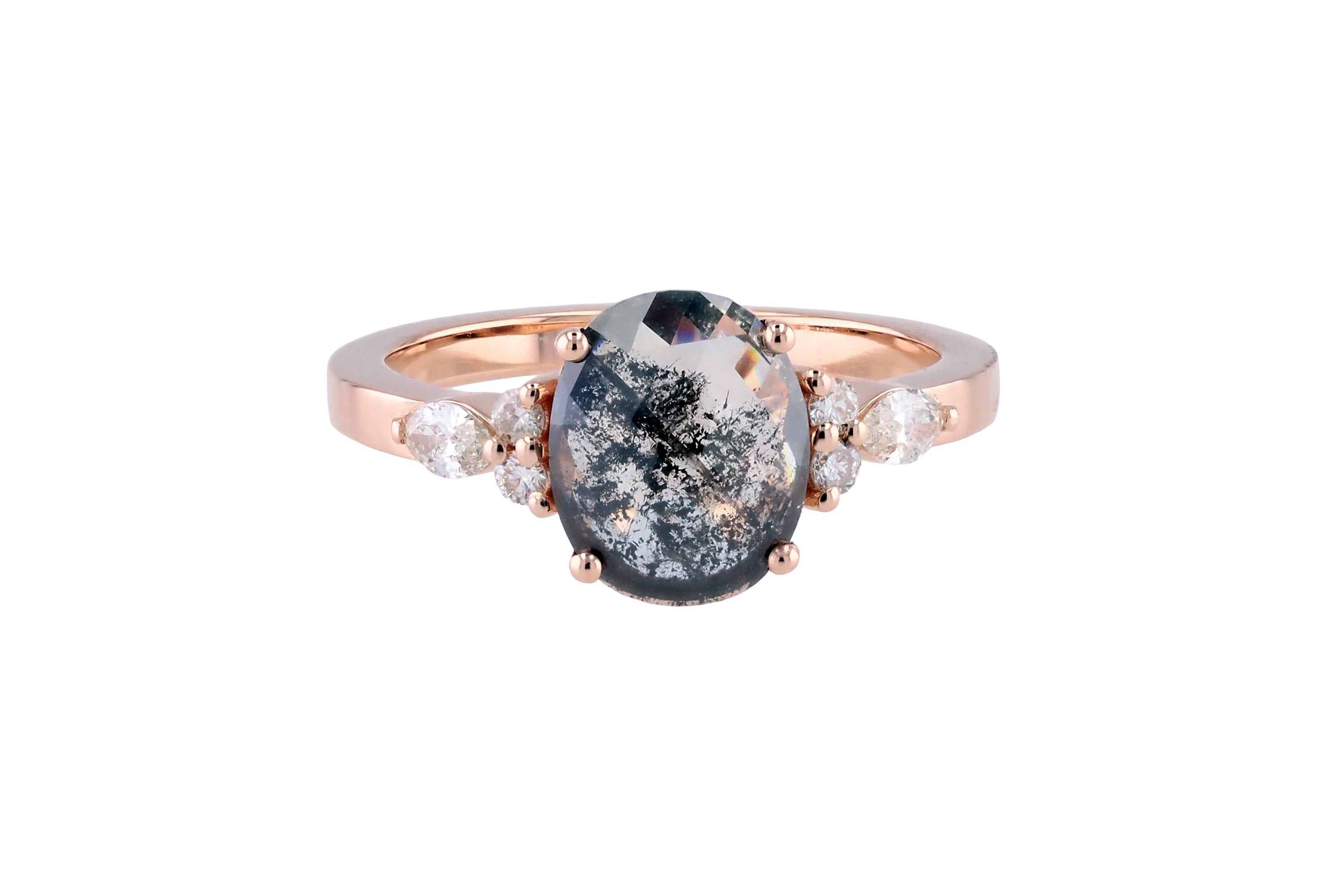 Salt & Pepper Diamonds Are Here to Stay - And We're Thrilled About it! - Best Engagement Rings Los Angeles