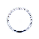 3/4 Oval Diamond Eternity Band with North South Set Ovals (Wedding Band)