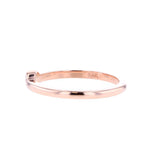 Women's Flush Fit Wedding Band in Rose Gold