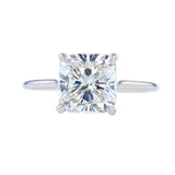 Cushion Cut Solitaire Diamond Engagement ring